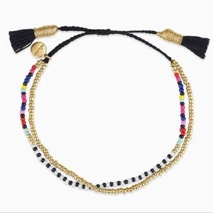 Stella & Dot Dainty Beaded Gold Melody Bracelet